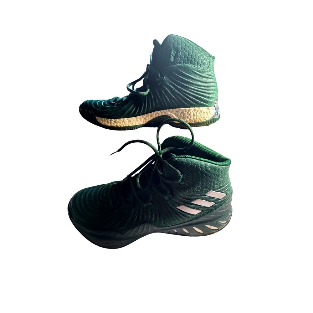 Adidas Crazy Explosive 2017 Green Basketball Shoes BY4458 Mens 10.5